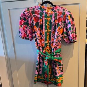 Anthropologie Farm Rio Romper